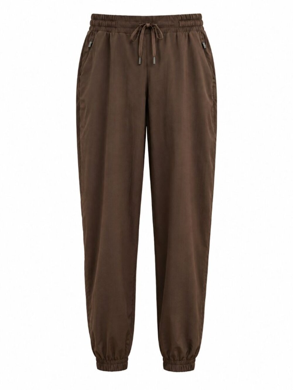 NWT All In Motion Active Light Mid Rise Ankle Length Jogger Pants Sz L Brown
